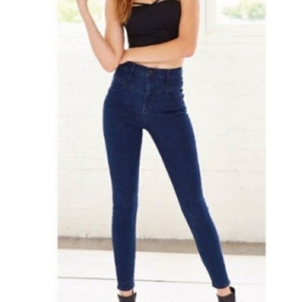 BDG High Rise Seam Jean Ankle Medium Wash 25X29